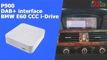 Mr12volt P900 DAB+ interface adapter Installation guide on BMW CCC i-Drive