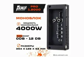 Моноблок усилитель AMP PRO 1.2000 mini