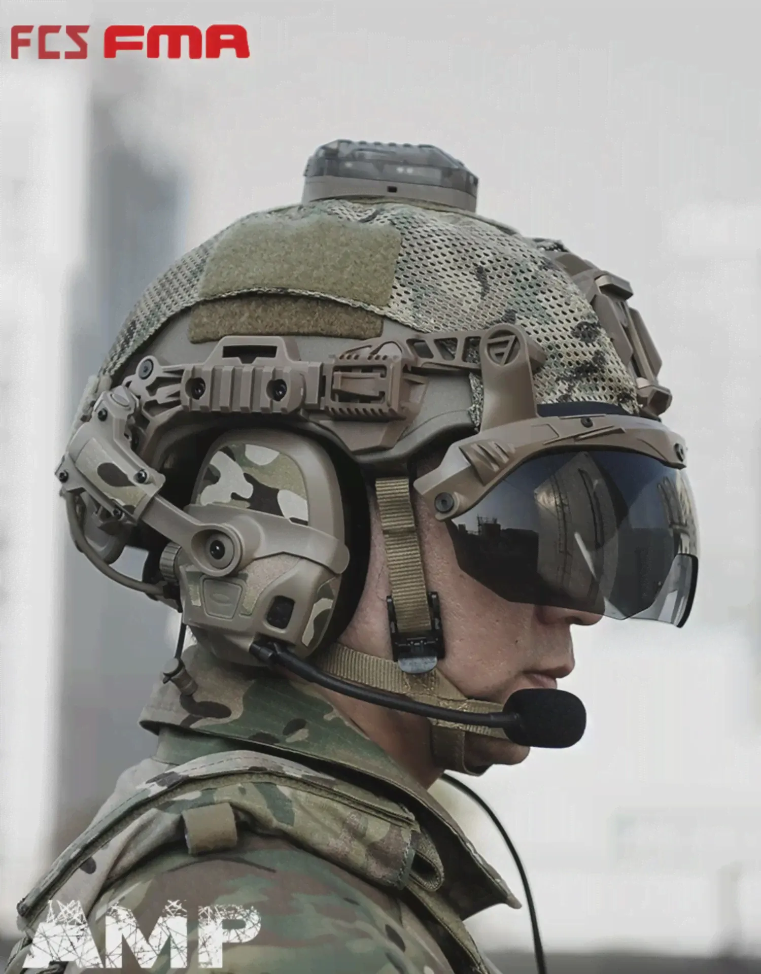 2022 Новая цифровая версия FMA AMP тактическая гарнитура с шумоподавлением V60 PTT (art.: 3920bedd8dcca)-1