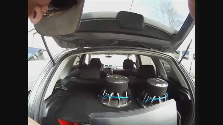 05 Mazda 3 hatch. NVX VCW124 subs, NVX XPLD3K amp