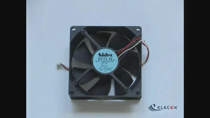 Nidec D09A-24PS2 24V 0.17A 3wires Cooling Fan