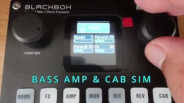 M-VAVE BLACKBOX BASS Amp & CAB Sim  แอมป์เบสและแค๊บเบส