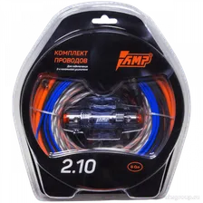 Комплект проводов для усилителя AMP 2.10 CCA 10Ga, Mini ANL 40A