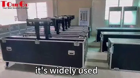 Large Capacity 100inch LCD/Plasma Electric Lift Aluminum Tv Flight Road Case