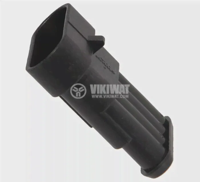 Connector AMP-0-0282106-1, 4 pins, 24VDC, IP67, without pins-0