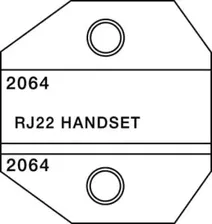 Paladin Tools PA2064 - матрица RJ45 AMP для кримперов 1300/8000