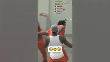 AGENT FIGHTS A PRISONER IN JAIL!🤯 #agent0 #amp #twitch #kaicenat