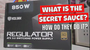 Kolink Regulator ATX 3.0 PCIe Gen5 80 Plus Fully Modular 850w PSU