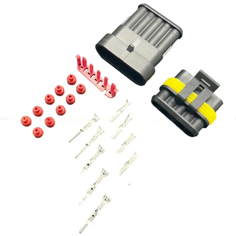 Разъем AMP SuperSeal 5PIN 1.5 (комплект)-0