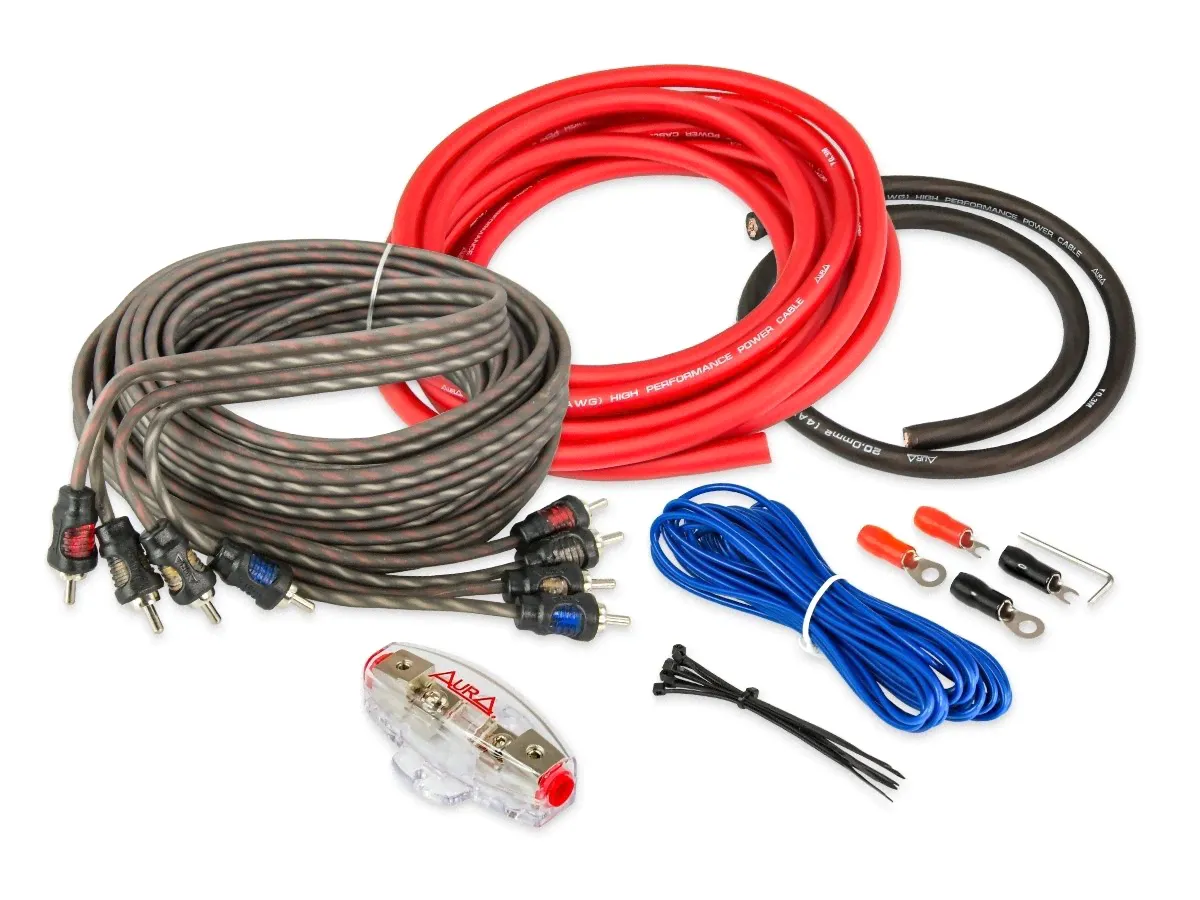 Набор проводов для усилителя 4AWG AURA AMP-1404-0