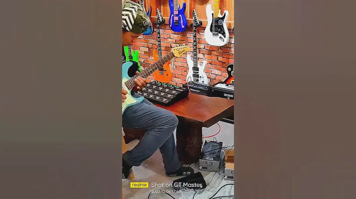 M13 Line 6 Stompbox Loop To Wah Wah Behringer Pedal With Blackstar Amp V3 20watt Demo By ALS Luthier