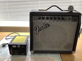 $75 · Fender Bullet Reverb Amp with 220 volt to 110volt converter